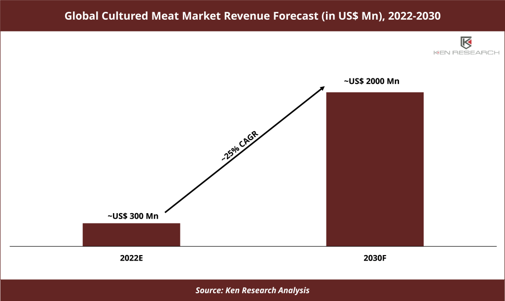 Global Cultured Meat Market Revenue Forecast